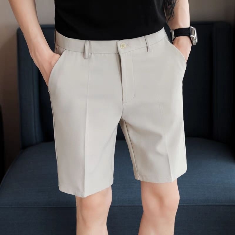 Men's Slim Fit Suit Shorts Sum - مراجعة Shorts Chino Slim وسعره