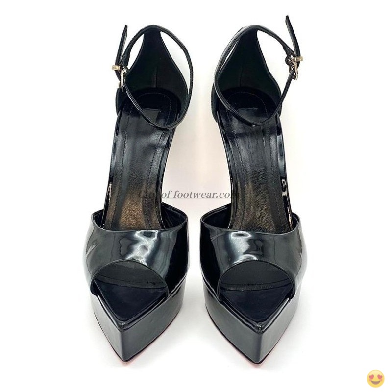 2026 Women's black/nude patent - مراجعة Casual Sandal Leather وسعره