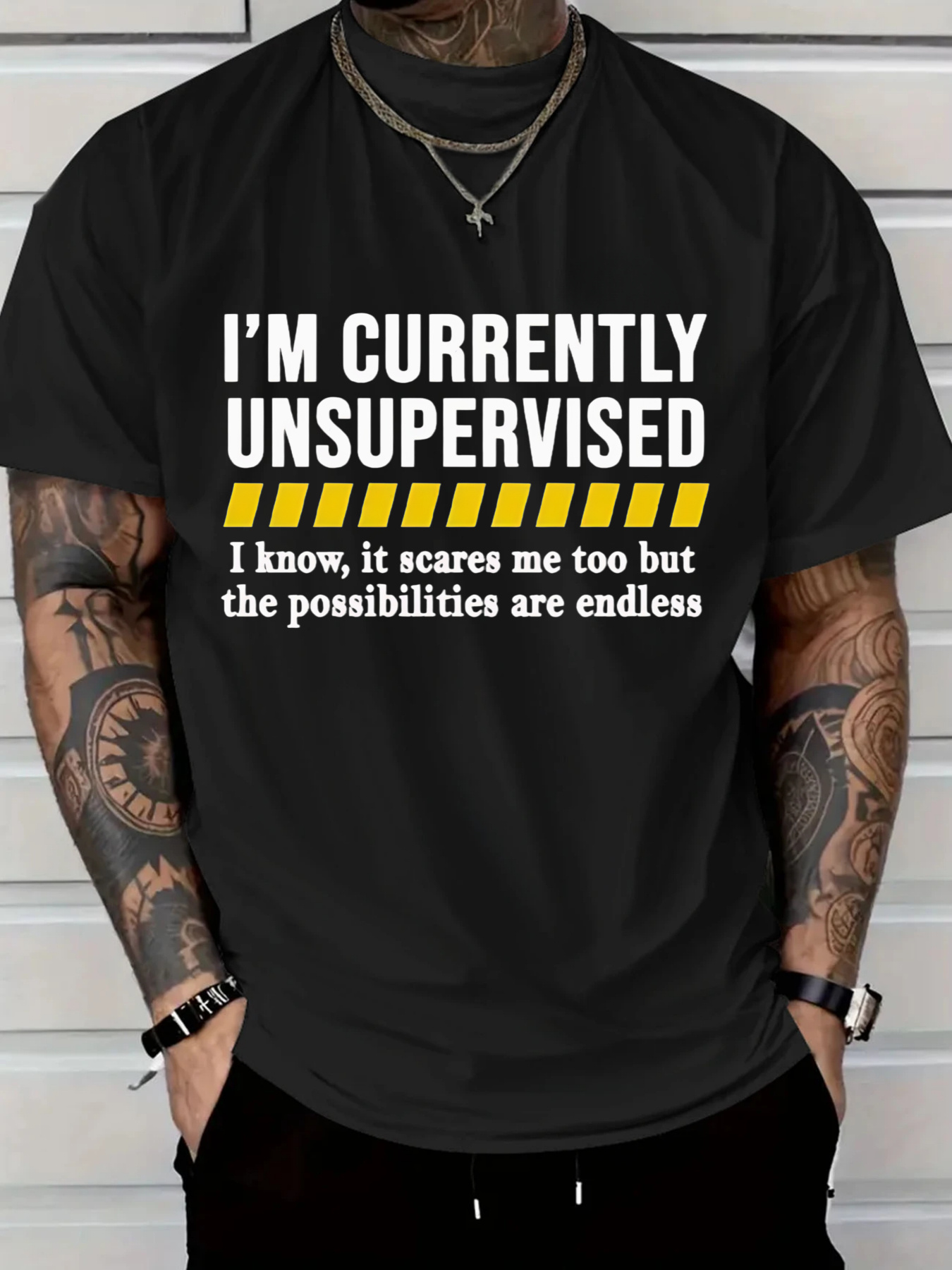 New Men's Casual Cotton T-Shir - مراجعة Tee Graphic Print وسعره