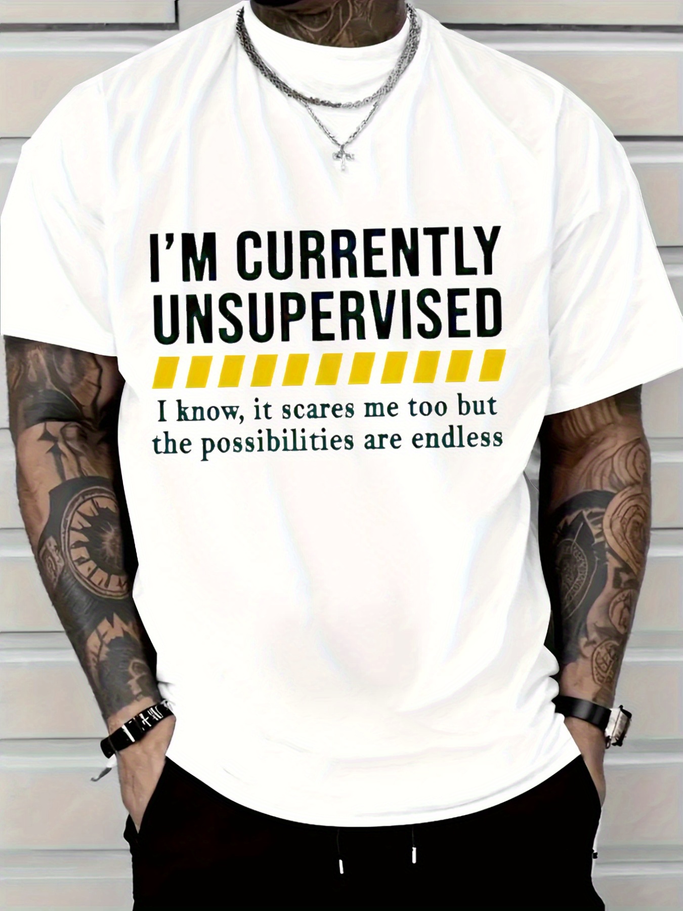 New Men's Casual Cotton T-Shir - مراجعة Tee Graphic Print وسعره