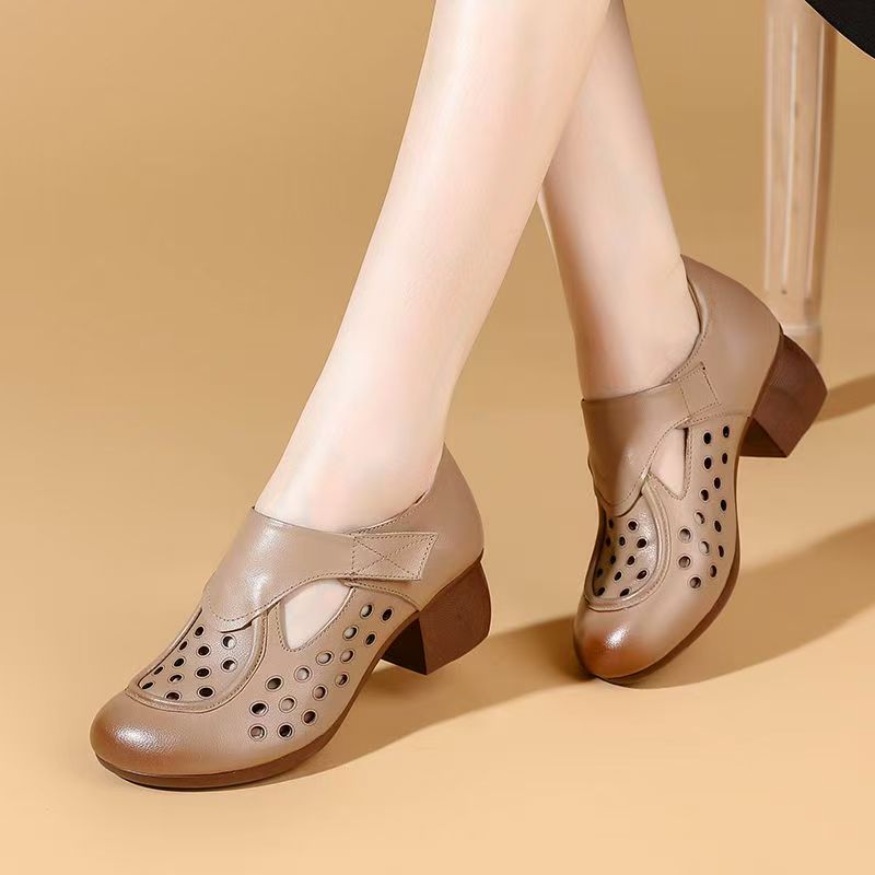 Women's Summer New Leather Hol - مراجعة Casual Sandal Leather وسعره