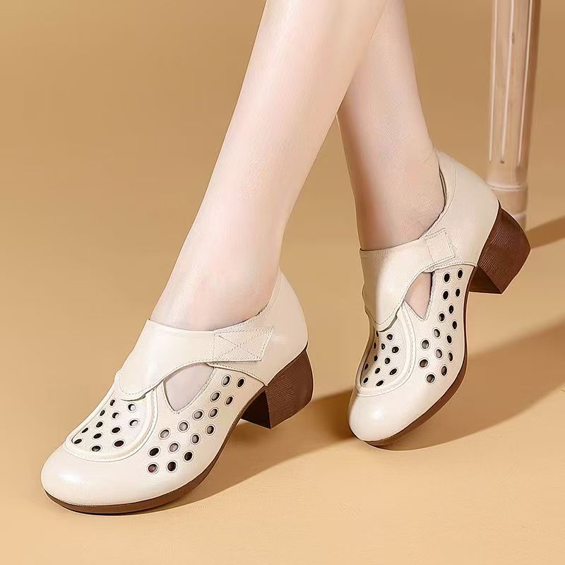 Women's Summer New Leather Hol - مراجعة Casual Sandal Leather وسعره