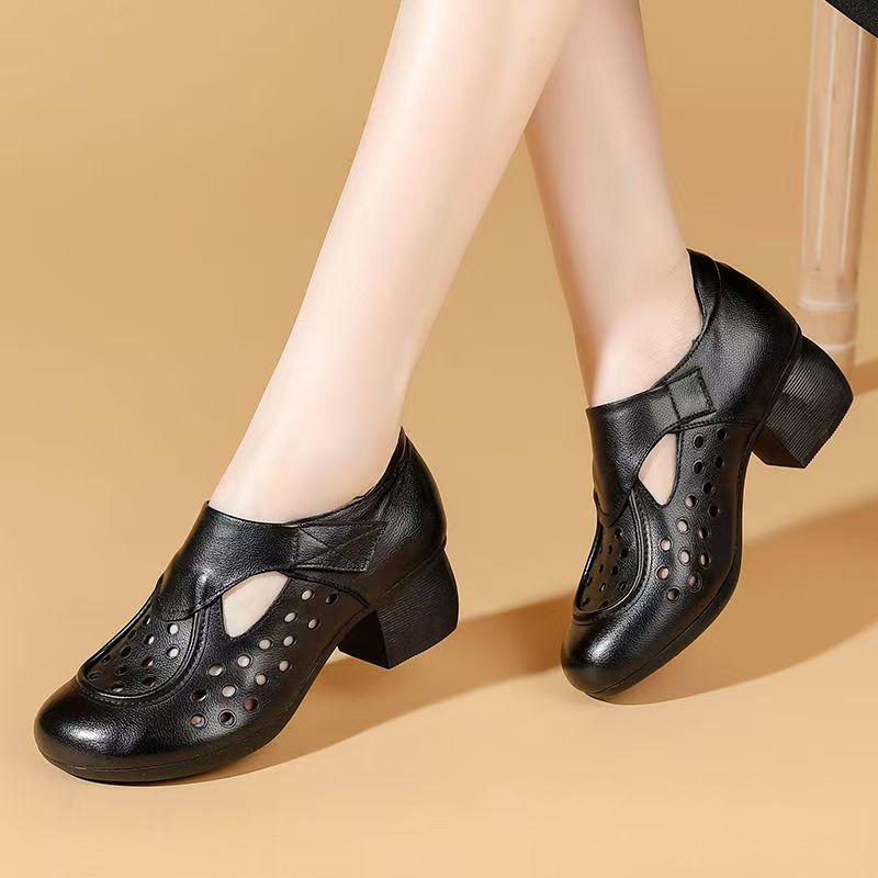 Women's Summer New Leather Hol - مراجعة Casual Sandal Leather وسعره