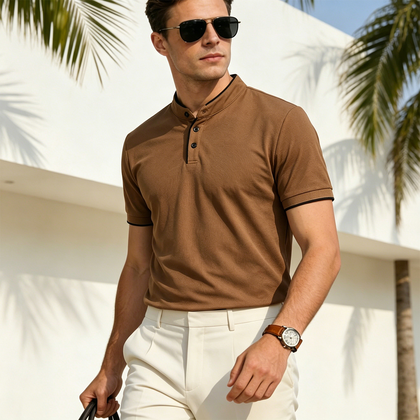 Mens 180g Honeycomb Pique Polo - مراجعة Polo Shirt Pique وسعره