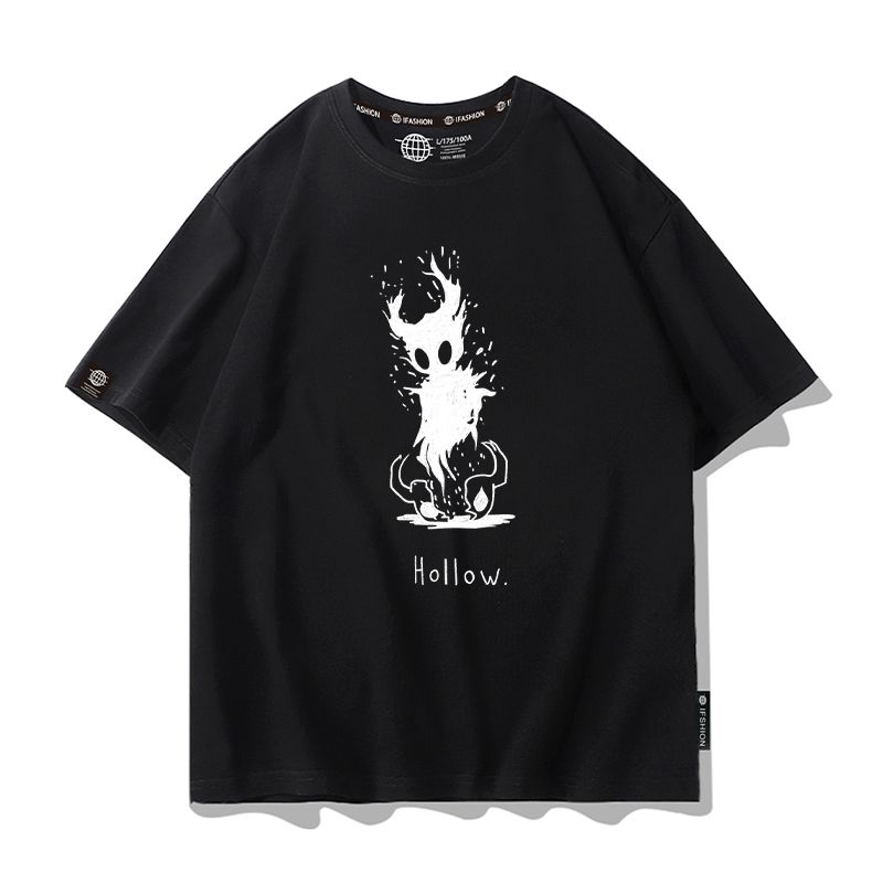 Hollow Knight Summer Short Sle - مراجعة Tee Graphic Print وسعره