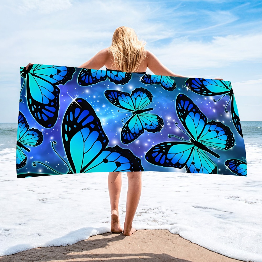 1PC Large Size Beach Blanket M - مراجعة Beach Towel Large وسعره
