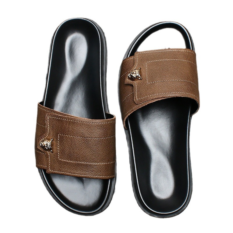 2025 New Genuine Leather Slipp - مراجعة Flip Flop Leather Men وسعره