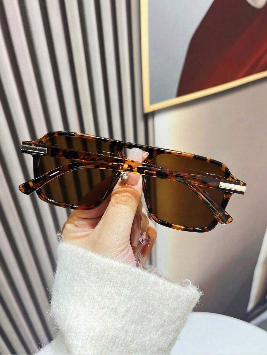 Fashion Double Bridge Aviator  - مراجعة Sunglasses Aviator Polarized وسعره