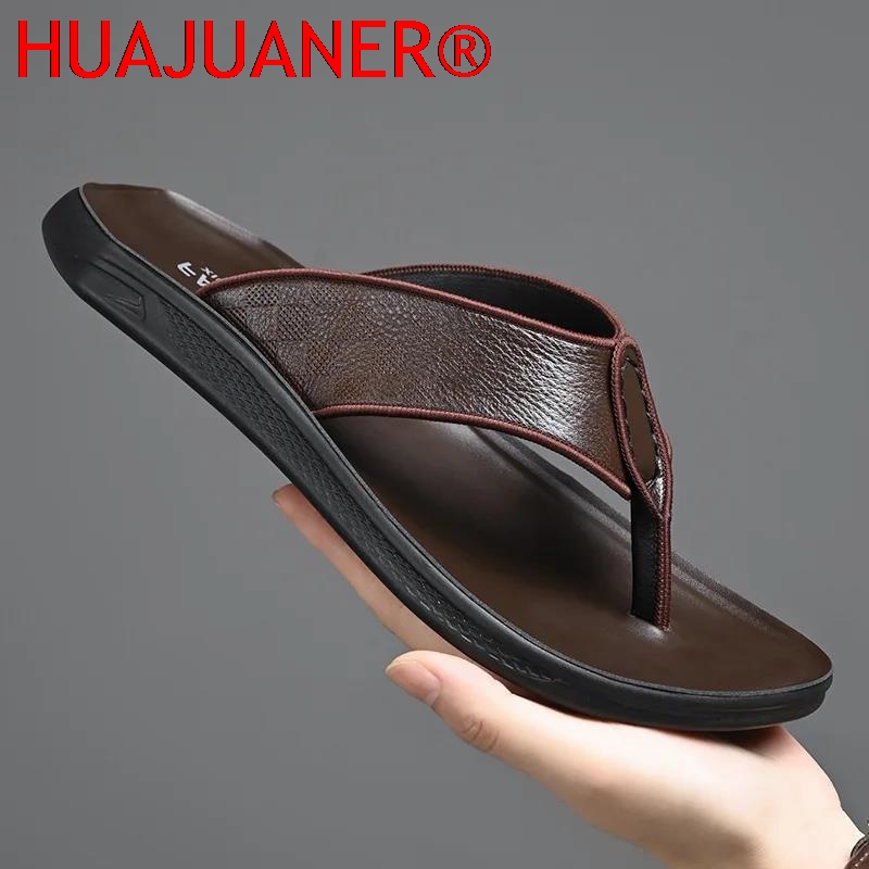 Casual Outdoor Men's Sandals S - مراجعة Flip Flop Leather Men وسعره