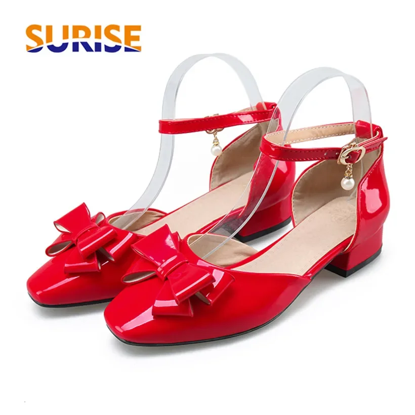 Big Size Women Bowtie Pumps Ro - مراجعة Casual Sandal Leather وسعره