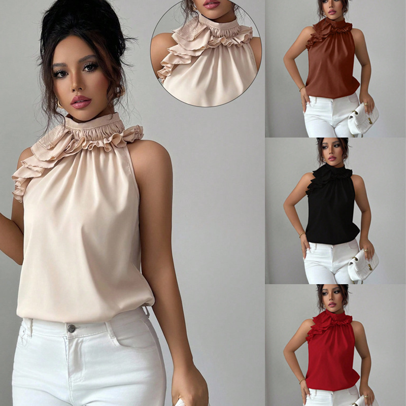 Summer New Women Blouses Fashi - مراجعة Shirt Camp Collar وسعره