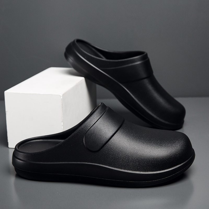 YUYIN Men Women EVA Chef Shoes - مراجعة Flip Flop Leather Men وسعره